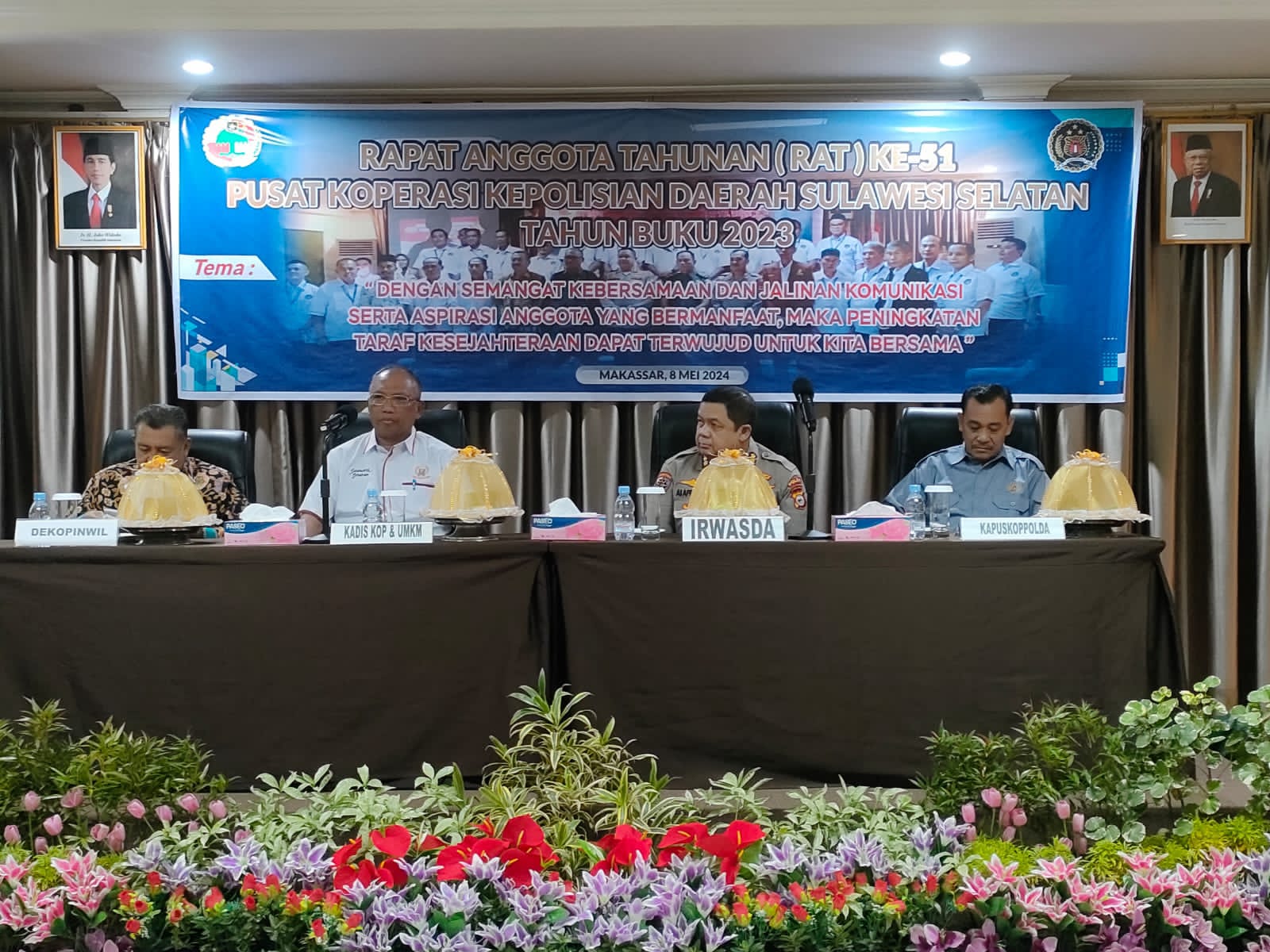 Puskoppolda Sulsel Gelar Rapat Anggota Tahunan (RAT) Ke-51 Tahun Buku 2023