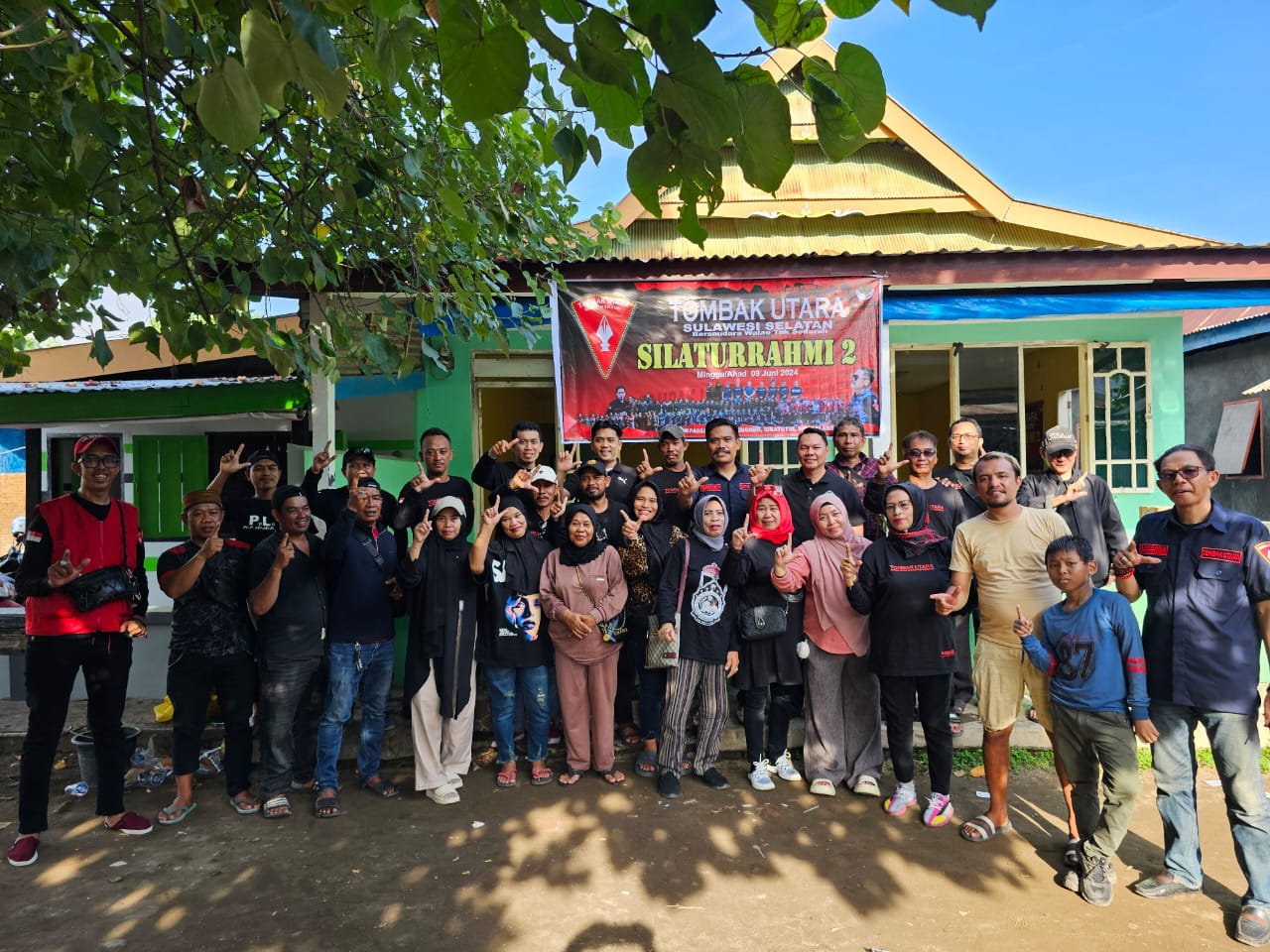 Keluarga Besar Ormas Tombak Utara Sul-sel Menggelar Acara Silaturahim Bersama Anggotanya