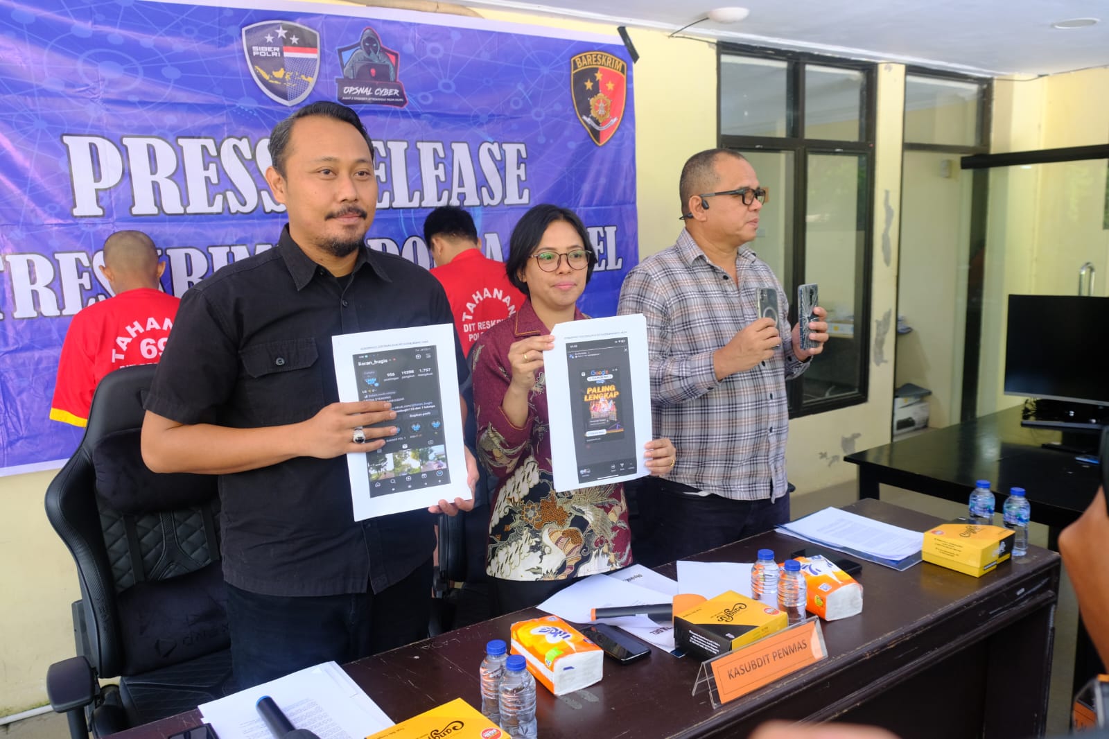 Tim Siber Polda Sulsel Bekuk Pelaku Yang Menfasilitasi dan Endorse Judi Online di Sulsel