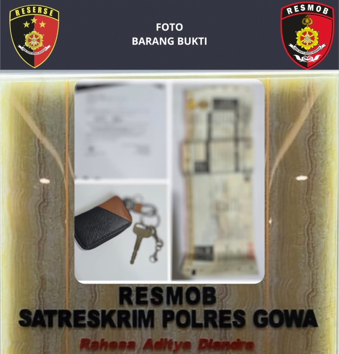 Operasi Pekat, Unit Resmob Polres Gowa Tangkap Pelaku Pencurian dan Penggelapan