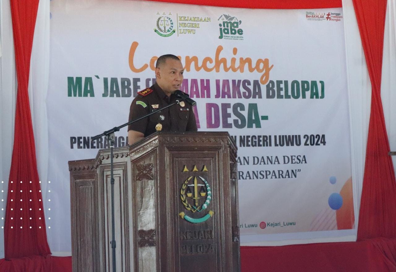 Sosialisasi Hukum Sampai ke Desa, Kejari Luwu Luncurkan MA'JABE