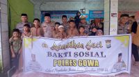 Polres Gowa Gelar Bakti Sosial Ramadhan, Salurkan Bantuan ke Panti Asuhan