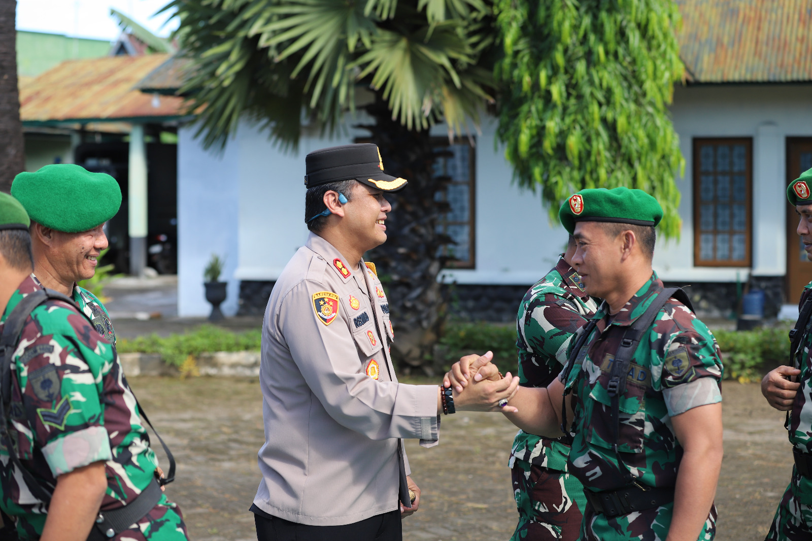 Jelang Mutasi ke Polda Metro Jaya, Kapolres Gowa Bersilaturahmi dan Pamit di Kodim 1409/Gowa
