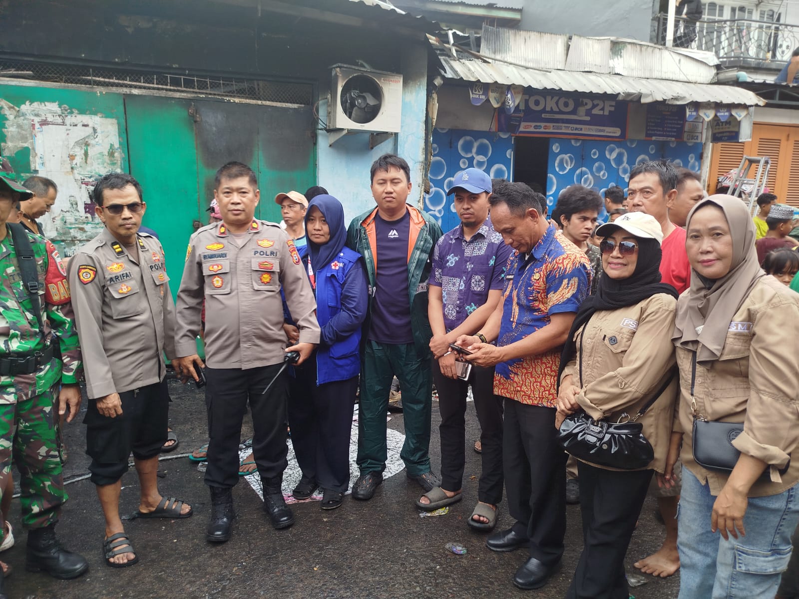 Kapolsek Tallo Turut Berduka Atas Meninggalnya, Hj. Suparti Dan Cucunya Dalam Insiden Kebakaran