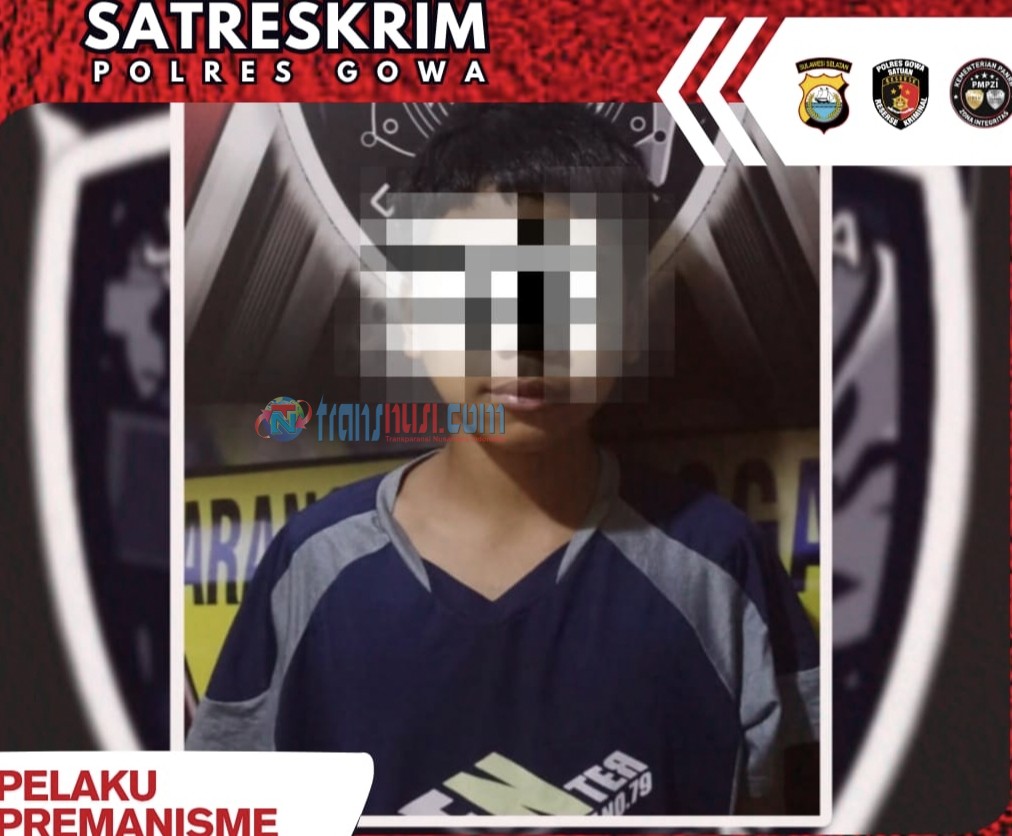 Tiga Remaja Pelaku Premanisme di Amankan Unit Jatanras Polres Gowa
