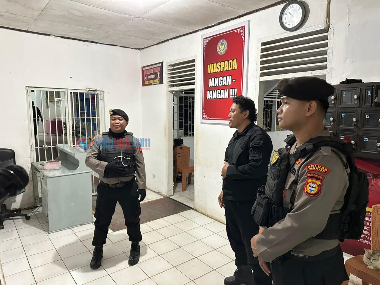 Jaga Stabilitas Kamtibmas, Samapta Gelar Patroli Dialogis di Lapas Maros