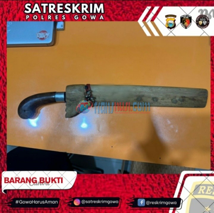 Unit Resmob Polres Gowa Ringkus Pelaku Penganiayaan di Bontomarannu