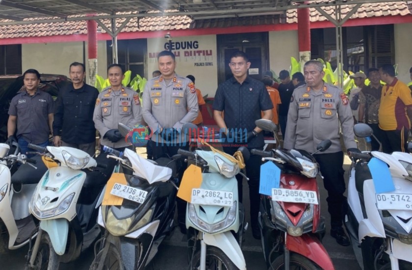 Polres Gowa Ungkap Kasus Curanmor, Residivis Dilumpuhkan