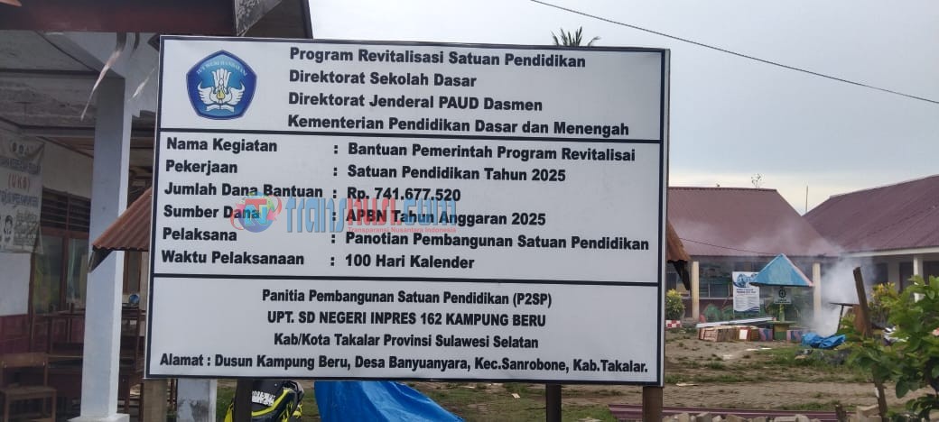 LPR Akan Melaporkan Dana Revitalisasi SDN Inpres 162 kampung beru ke APH, Diduga Ada Kejanggalan