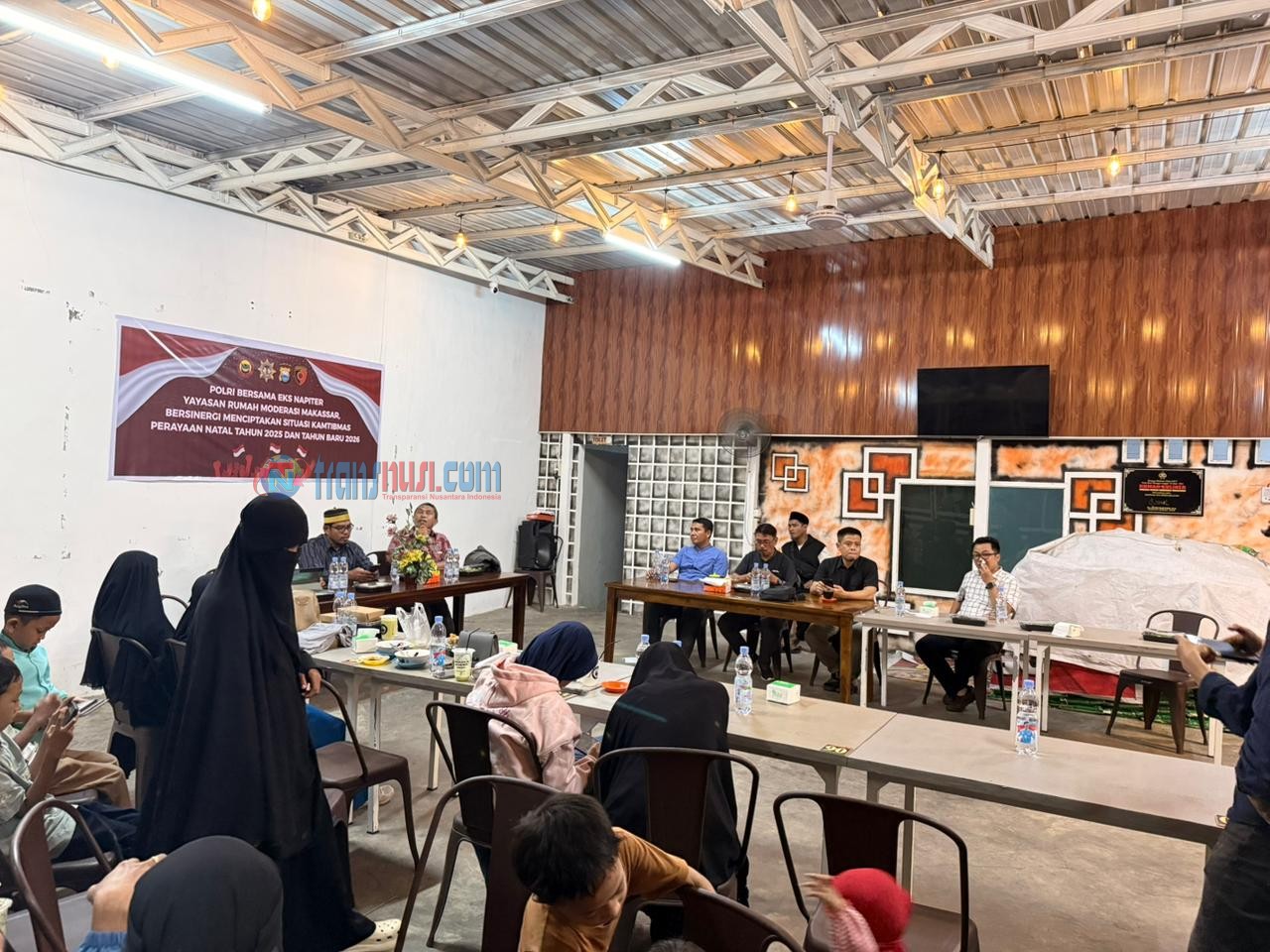 Polri dan Eks Napiter di Makassar Bersinergi Amankan Nataru 2026