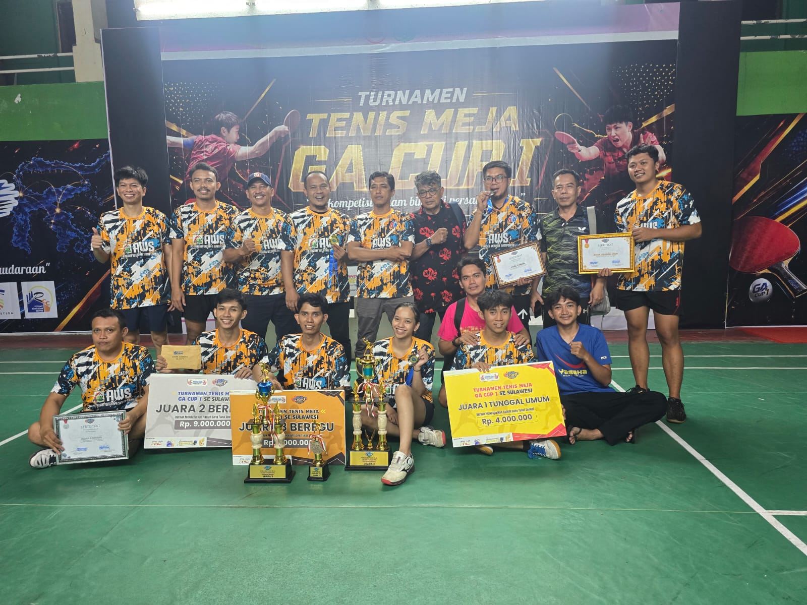 Guru SD Asal Takalar Juara 1 Tenis Meja Se-Sulawesi, Taklukkan Atlet dari Berbagai Daerah