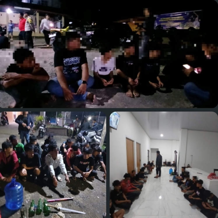 28 Remaja Geng Motor di Maros Dibekuk, Nekat Ancam Polisi Pakai Busur Panah dan Samurai