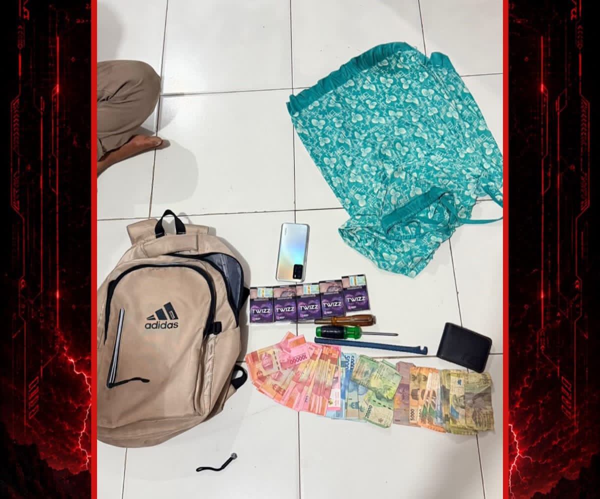 Resmob Polres Bulukumba Ringkus Pelaku Curat yang Beraksi Pakai Jilbab Hijau