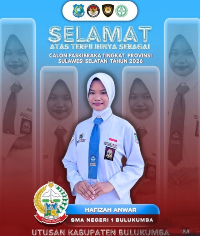 4 Pelajar Bulukumba Lolos Paskibraka Sulsel 2026, Siap Kibarkan Merah Putih di HUT RI
