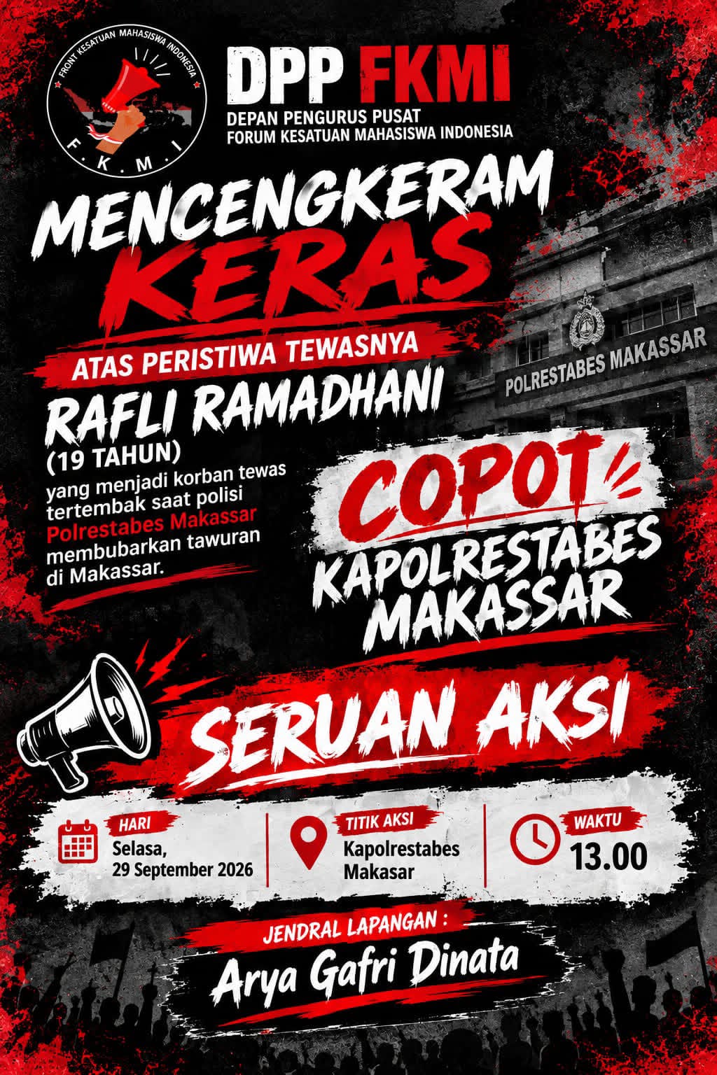 Remaja 19 Tahun Tewas Saat Tawuran, FKMI Desak Polisi Usut Tuntas