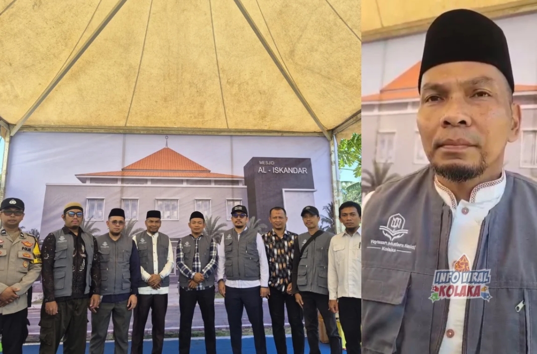 Bukan Sekadar Polisi, H. Muslim Bangun Masjid di Kolaka